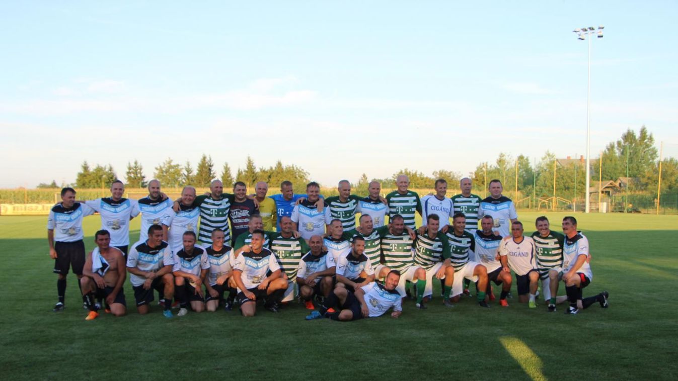 Korszerű focipálya-világítást avattak Cigándon