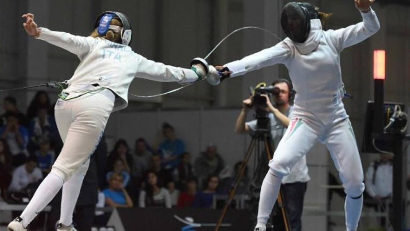 Nagy Kinga is vív a budapesti grand prix-n