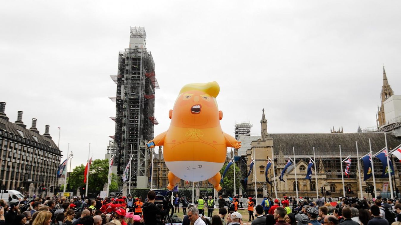 Múzeumba kerül a Donald Trumpot ábrázoló lufi