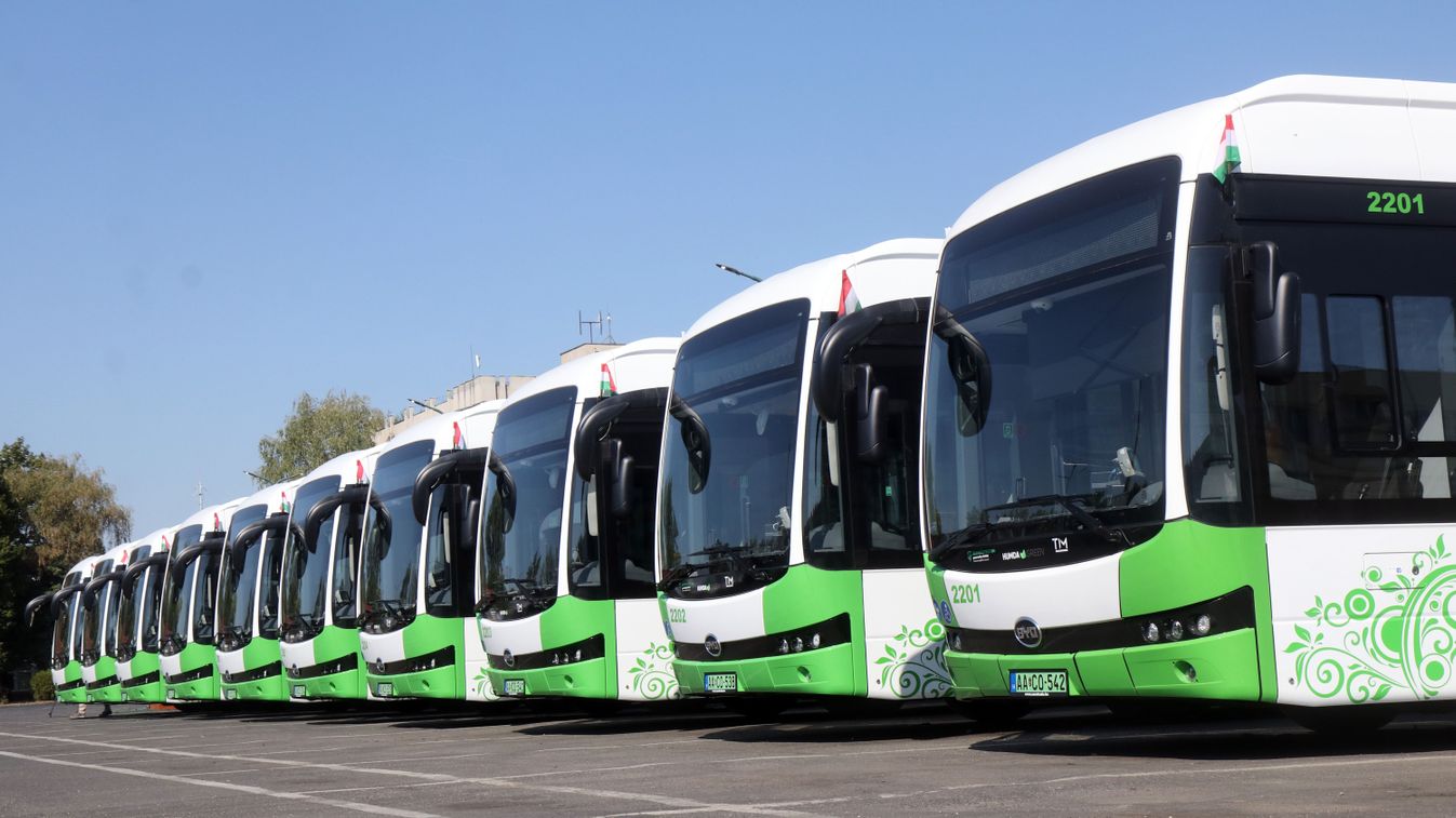 Augusztus 20-án ingyen kipróbálhatók a miskolci elektromos buszok