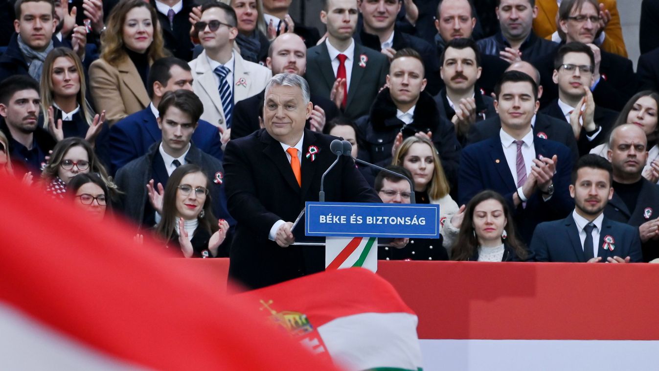 15 órakor mond ünnepi beszédet Orbán Viktor