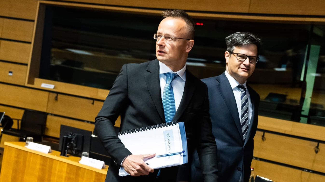 Szijjártó: az EU-ban továbbra is az ukrajnai háború katonai megoldását sürgetik (videó)