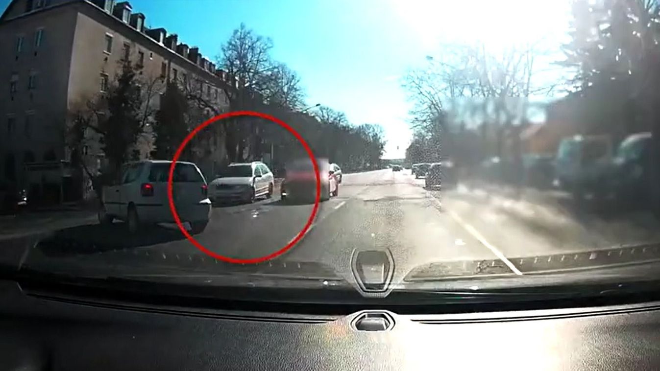 Emiatt találtak telibe egy autóst Miskolcon (videó)