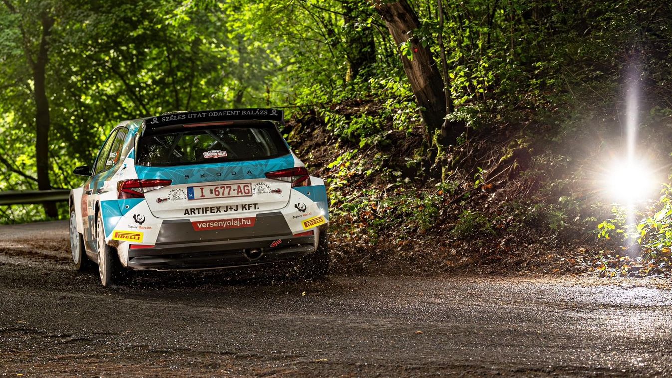 Német Gábor vezeti a II. Hell Diósgyőr Rallyt