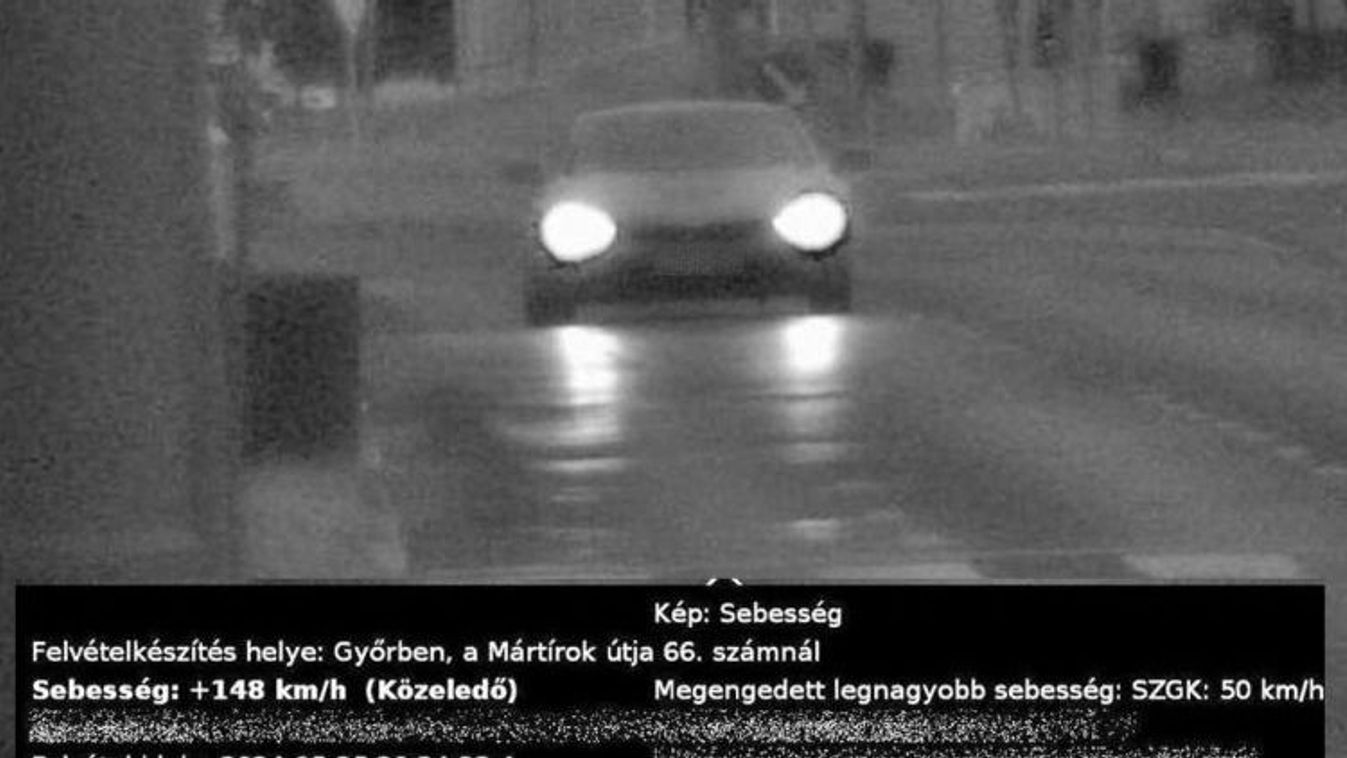 Nem semmi! 390 ezer forintra büntettek egy gyorshajtót