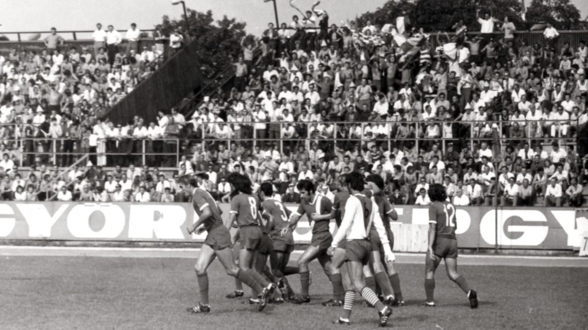 DVTK gólöröm 1973. augusztus 19-én, a Szolnok ellen 4-2-re megnyert hazai találkozón