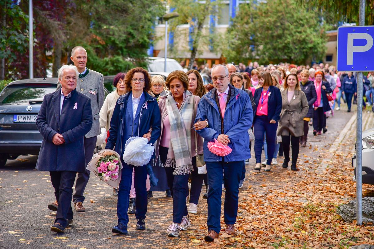 mellrák, miskolci egyetem, rózsaszín, séta