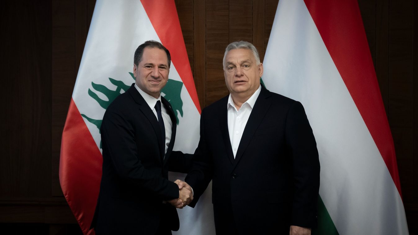Orbán Viktor a libanoni Kataeb párt elnökével tárgyalt