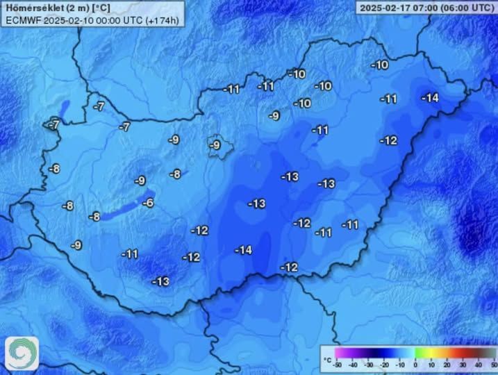 időjárás-előrejelzés hideg