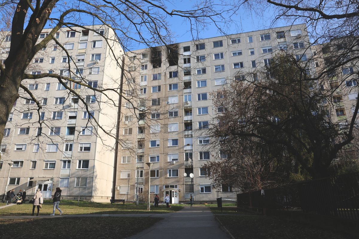 paneltűz, miskolc