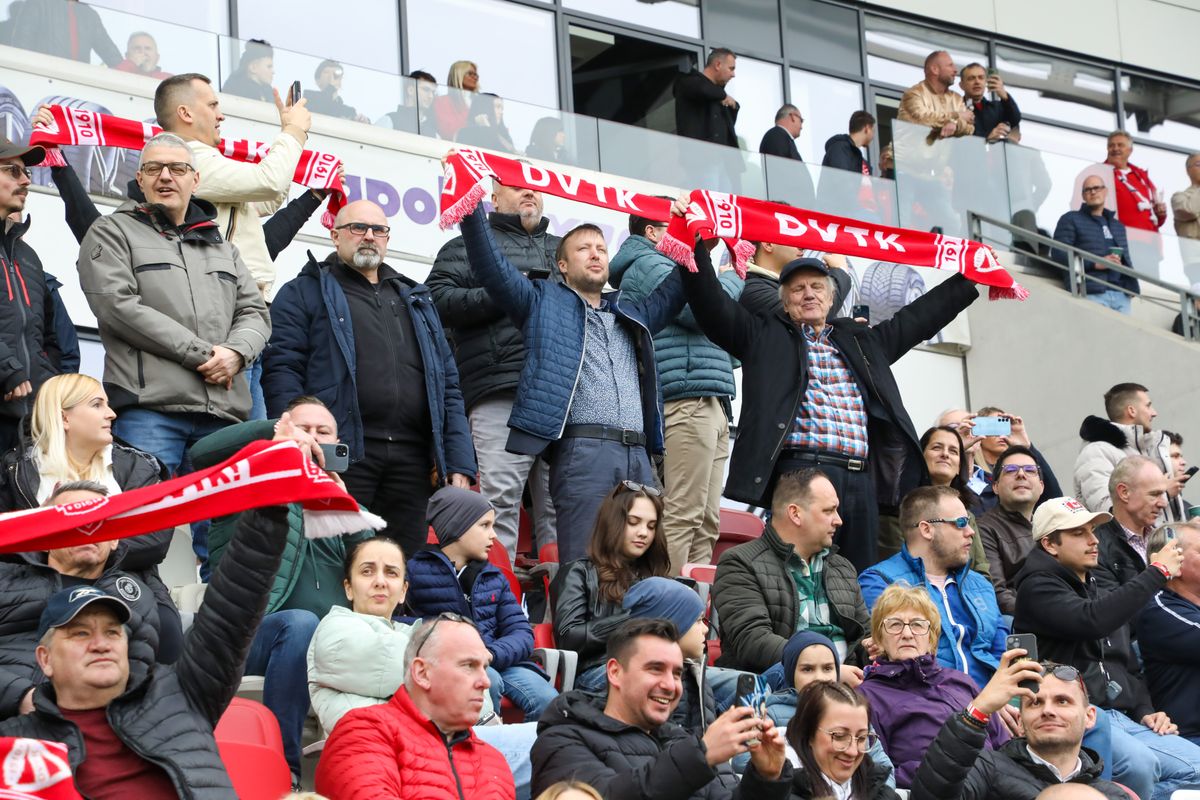 DVTK-FTC meccs: a szurkolók kitettek magukért