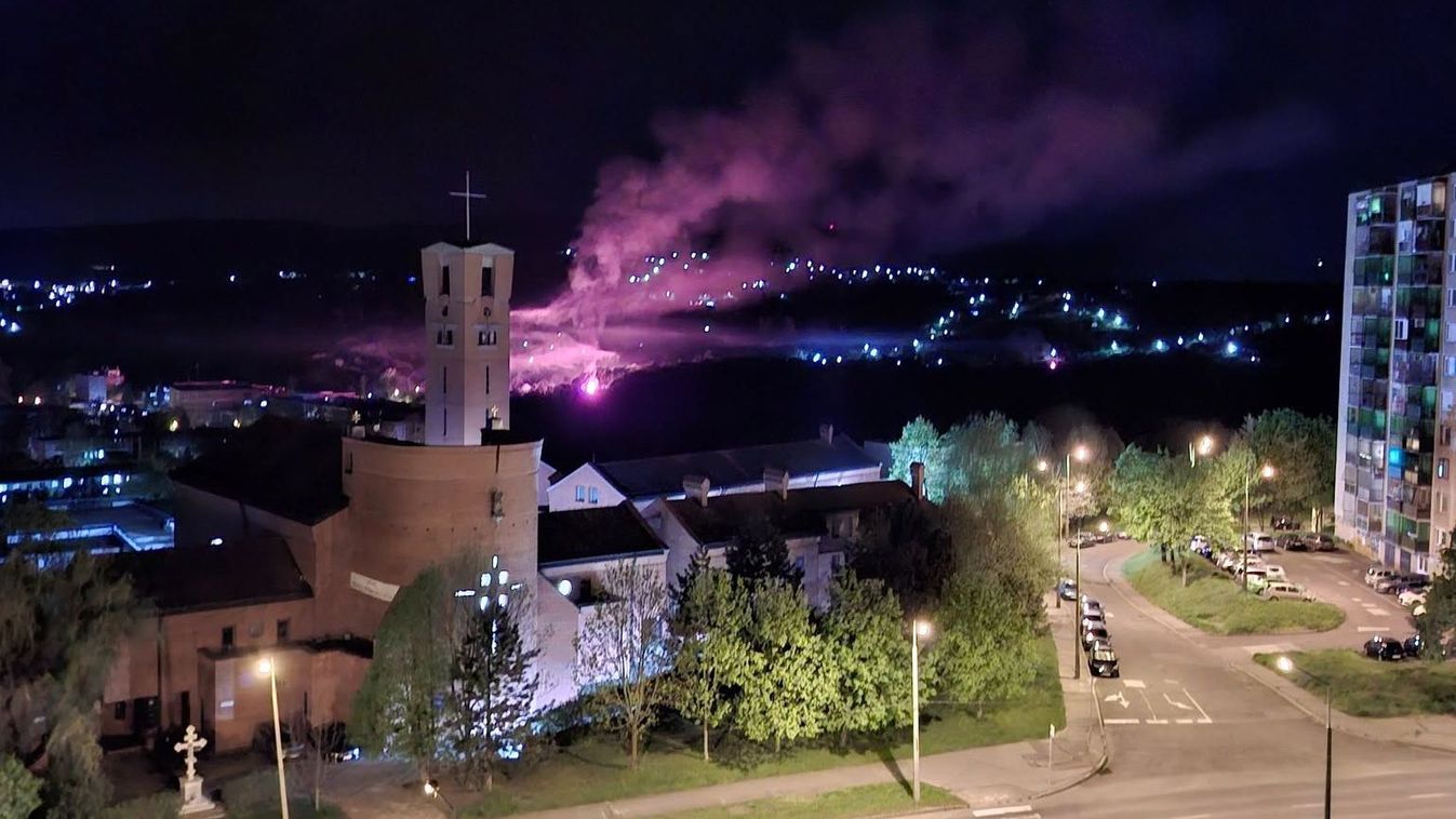 Valami égett az Avas alján szombat este (képpel) - frissítve