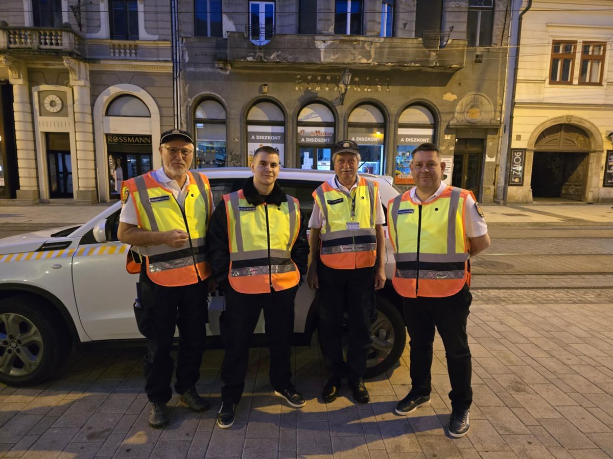 miskolc biztonság rendőr polgárőr