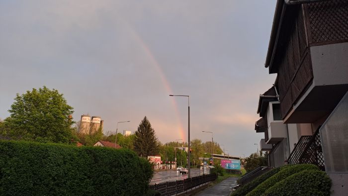 Szivárvány Miskolcon 2025.04.22.