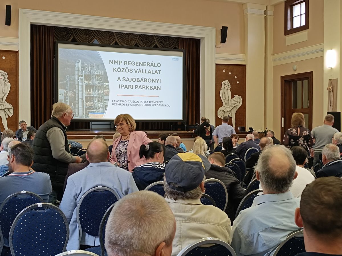 oldószer-regeneráló üzem, sajóbábony