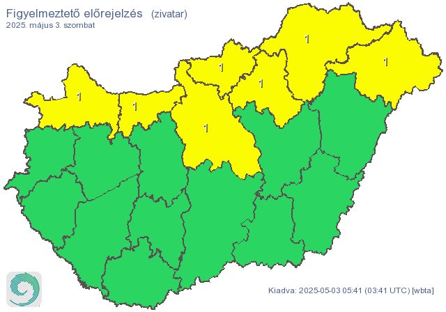 riasztás, időjárás