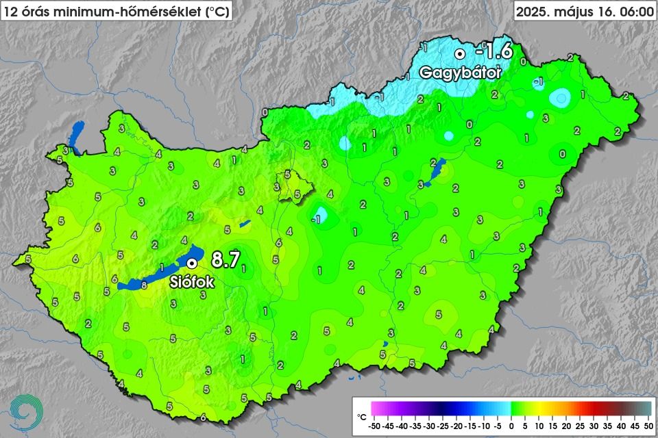 hidegrekord Gagybátor hungaromet