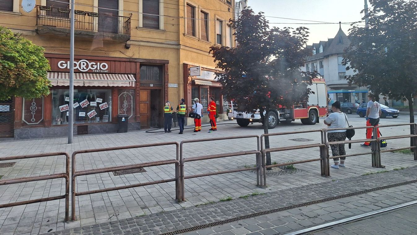 Félelmetes füstfelhő gomolygott a miskolci belváros felett - kép, videó