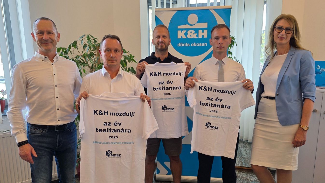 Átadták a K&H mozdulj! az év tesitanára vármegyei díjakat