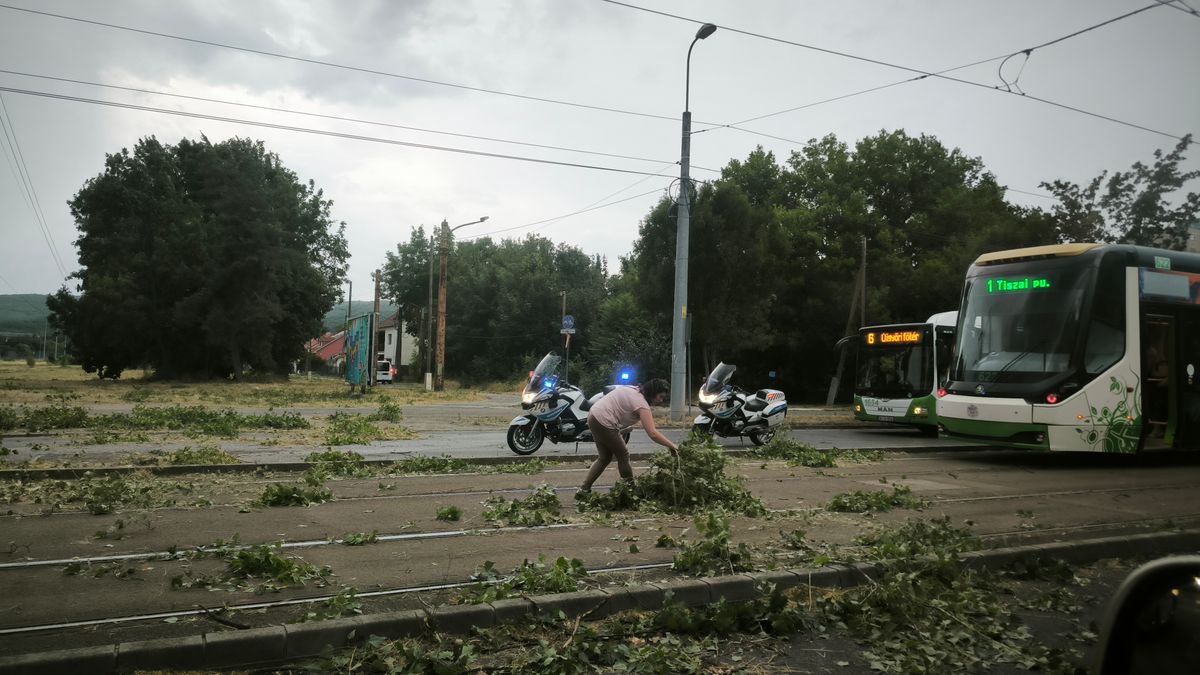 időjárás, vihar, borsod