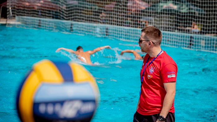 Az MVLC férfi vízilabda csapatának évadnyitó edzése