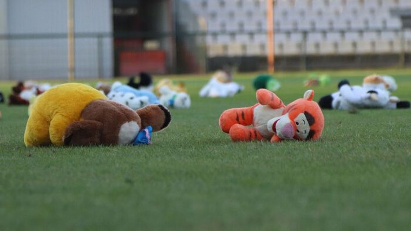 Repültek a plüssök ebben a vármegyei stadionban