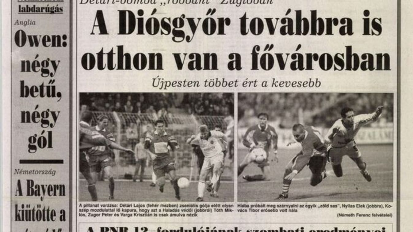 Amikor fantasztikus játékkal elpáholta a Diósgyőr a Fradit