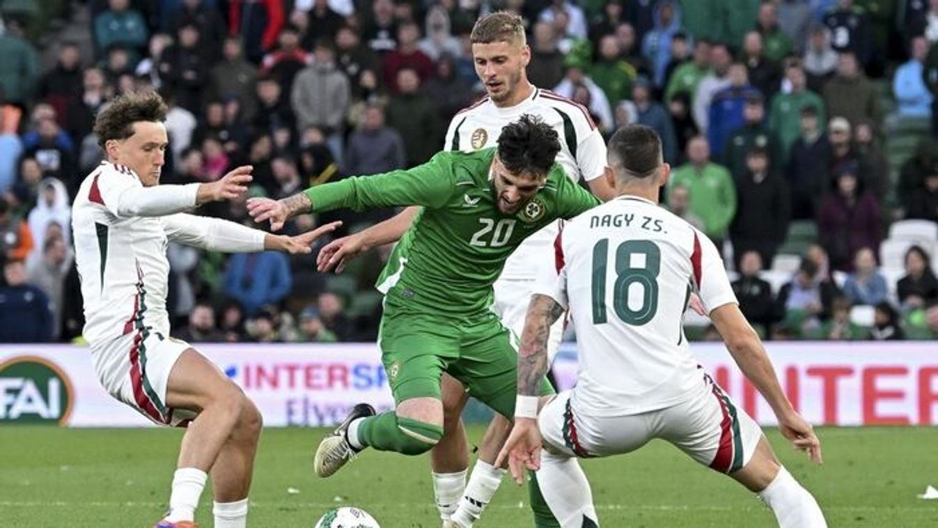 Szoboszlai góljával, döntetlen Írországban