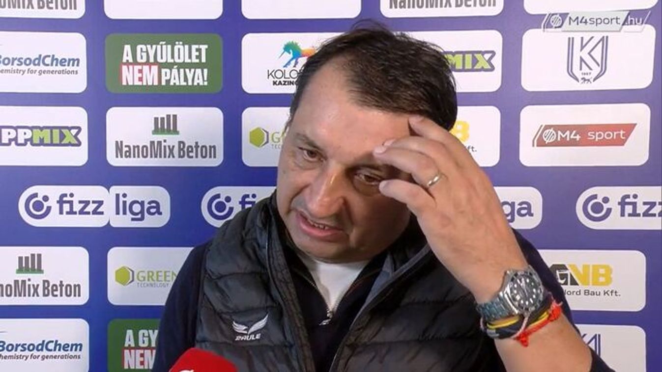 A barcikai tréner csalódottan értékelt a lefújást követően