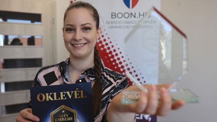 Átvette az Év embere díjat László Evelin - fotókkal, videóval