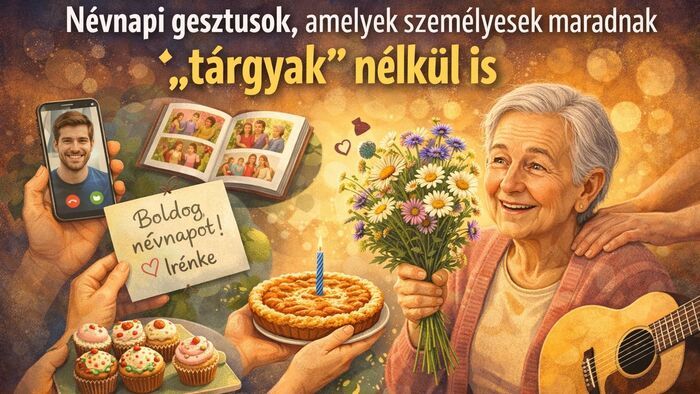 A névnapok visszafogottabbak a születésnapoknál