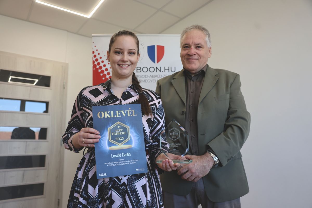 László Evelin, az Év embere 2025-ben