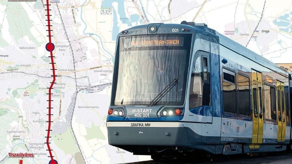 Szupervasút jön Borsodba! Tram-train kötheti össze Miskolcot, Tiszaújvárost és Kazincbarcikát