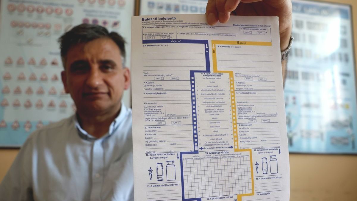 Balesetet szenvedtél? Mutatjuk, hogyan kell pontosan kitölteni a kárbejelentő lapot (videóval)