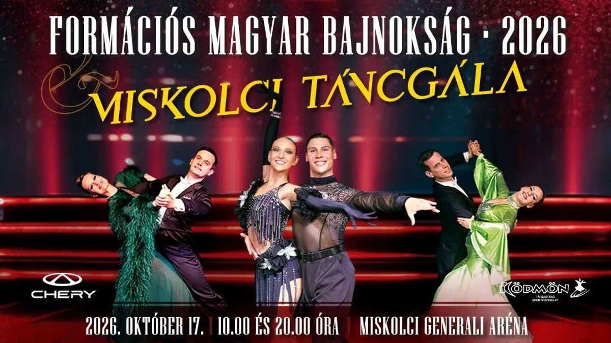 Tizenhárom év után visszatér Miskolcra a Formációs Magyar Bajnokság – újra megtelik tánccal az aréna