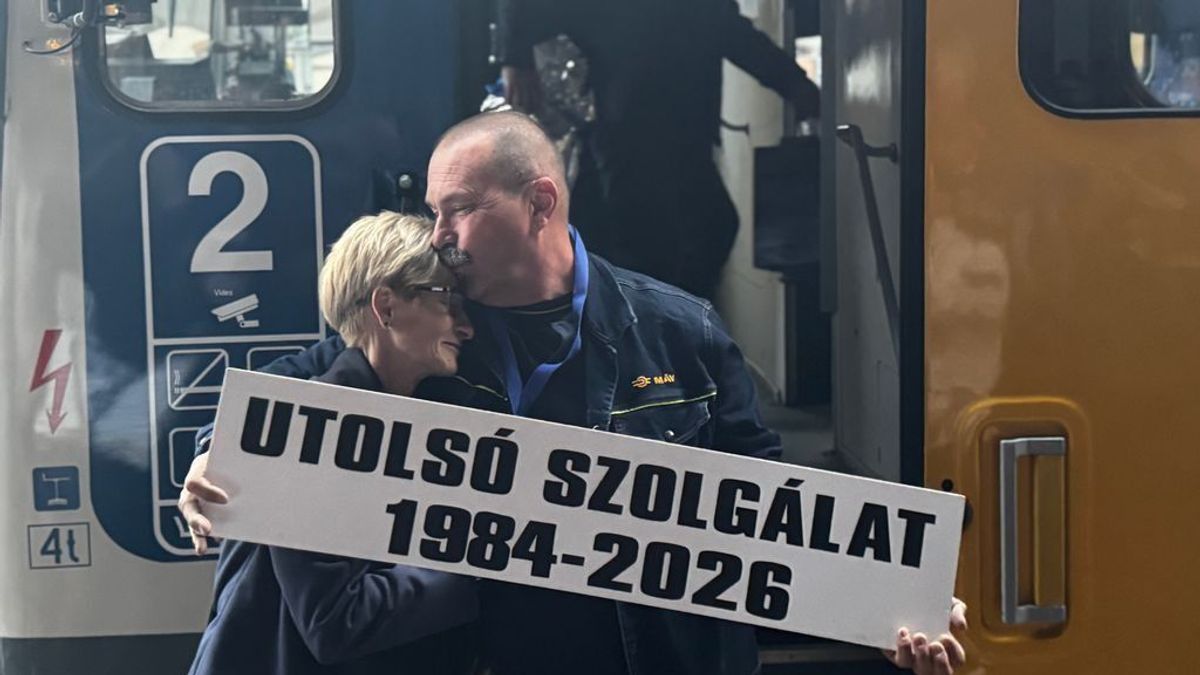 „A hobbim, és még fizetnek is érte? Ez maga az álom!” – 41 év után búcsúzott a vasúttól a borsodi mozdonyvezető